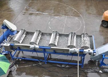 خط تولید شستشوی پلاستیکی سفارشی با ظرفیت بالا 150-200 کیلوگرم / ساعت 45 کیلو وات سنگ شکن