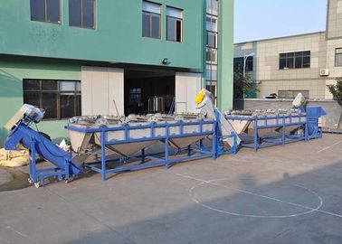 خط تولید شستشوی پلاستیکی سفارشی با ظرفیت بالا 150-200 کیلوگرم / ساعت 45 کیلو وات سنگ شکن