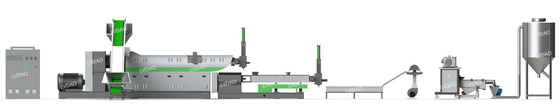 تجهیزات بازیافت پلاستیک LD-SZ-55 ویژه خروجی ساختار پیچ