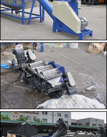 ماشین سنگ زنی Pvc 4000 کیلوگرم / 6 روتاری چاقو صرفه جویی در انرژی سنگ شکن پلاستیک